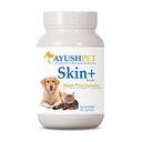 Ayush Pet Neem Plus - Συμπλήρωμα Neem για τα σκυλιά, το δέρμα και το παλτό Υποστήριξη για τα κατοικίδια με Ichy Δέρμα, Βότανα κάψουλες με Triphala και Neem για την οσφυϊκή και ανοσοποιητική υγεία - 90 κάψουλες