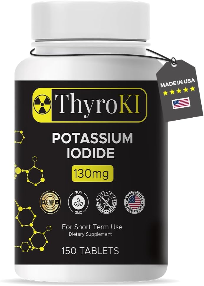 Premium δισκία ιωδιούχου καλίου 130 mg – Υποστήριξη Θυρεοειδούς & Αναπνευστική Υγεία – YODO Naciente KI Pills 