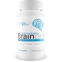 Unbreakable Brain Pro - Το καλύτερο συμπλήρωμα υποστήριξης εγκεφάλου - Premium υποστήριξη μνήμης εγκεφάλου - Φυσική υποστήριξη υγείας εγκεφάλου - υποστήριξη εγκεφάλου για γυναίκες & άνδρες - συμπληρώματα υποστήριξης εγκεφάλου για τη μνήμη και εστίαση