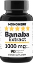 MONOHERB Banaba Extract 1000 mg - 90 Κάψουλες χορτοφάγων - 2% Κοροσολικό οξύ