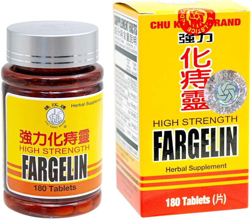 High Strength Fargelin Herbal Supplement by Solstice Medicine Company (180 δισκία) (1 κουτί)