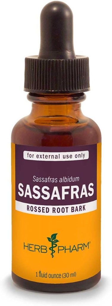 Herb Pharm Sassafras Root Bark Liquid Extract, 1 Fl Oz