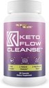 Keto Flow Cleanse - Natural Cleanse Aid - Απορρίμματα υποστήριξης & αποβολή τοξίνης - Acai Cleanser Keto χάπια με προβιοτικά - Keto Detox Colon Cleanser για την υποστήριξη της ενέργειας, της κέτωσης, & Digestive Υγεία