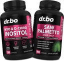 Myo-Inositol & D-Chiro Inositol Saw Palmetto - 40:1 Ratio Hormone Balance for Women - Saw Palmetto for Women Hair Loss - Συμπληρώματα για την υποστήριξη εμμηνορρυσιακό κύκλο & υποστήριξη γυναικεία υγεία