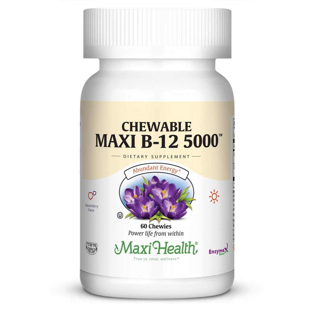 Μασώμενα Maxi B-12 5000 60 Μασώμενα δισκία