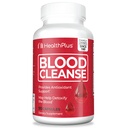 Health Plus Blood Cleanse - Συμπλήρωμα διατροφής - Χωρίς γλουτένη, φυσικά συστατικά βοτάνων (90 κάψουλες, 45 σέρβις)