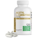 Bronson Acetyl L-καρνιτίνη 500 MG Υψηλή ισχύς Αμινοξέο μη ΓΤΟ, 120 κάψουλες