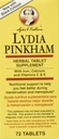 Lydia Pinkham Βότανο συμπλήρωμα Δισκία για Εμμηνόρροια και Εμμηνόπαυση Υποστήριξη, 72 Count