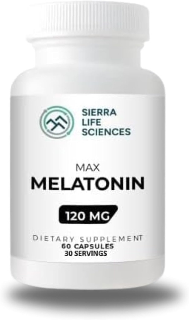 120 mg Μελατονίνη Max σε κάψουλες Easy- to-Swallow - 30 μερίδες