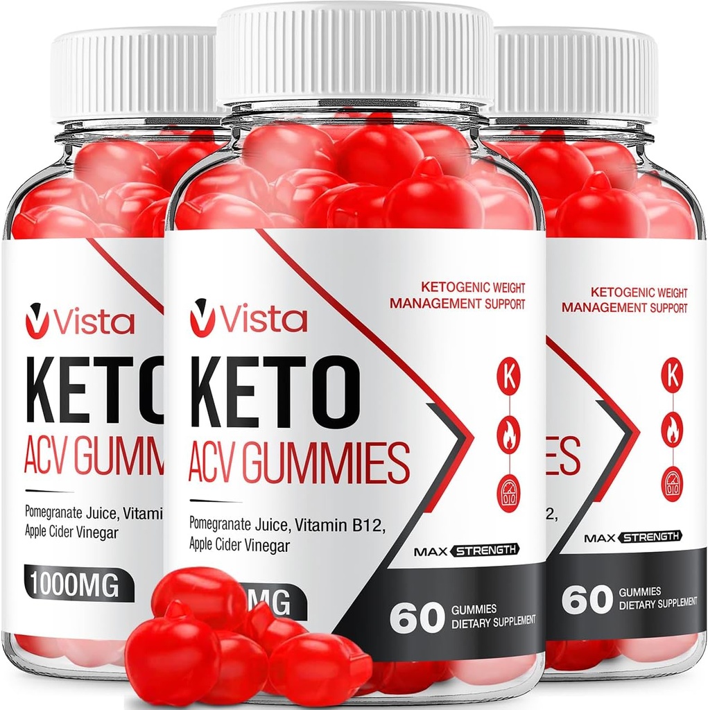 (3 Pack) Vista Keto ACV Gummies - Advanced Formula Vista Keto Plus ACV Gummies Apple Cider Vinegar Vista ACV Συμπλήρωμα διατροφής Άνδρες (180 Gummies)