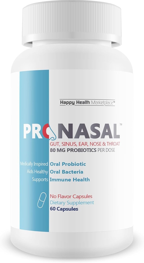 Pro Ρινική - Best Sinus συμπλήρωμα υποστήριξης - Λαρύγγι του αυτιού λαρύγγι Προβιοτικά - Sinus Probiotic για την υποστήριξη του φυσικού κόλπου - στοματικά προβιοτικά για το στόμα κακή αναπνοή - Ξηρό στόμα προβιοτικό - Probiotic Sinus