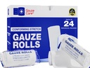 Gauze Rolls Pack των 24 – Premium ποιότητας Lint και Latex-Δωρεάν 4 ίντσες x 4.1 Yards Conforming Stretch Bandages Σχεδιασμένο για αποτελεσματική φροντίδα και άνεση τραύματος - Ιδανικό για χρήση ως περιτύλιγμα μούμιας