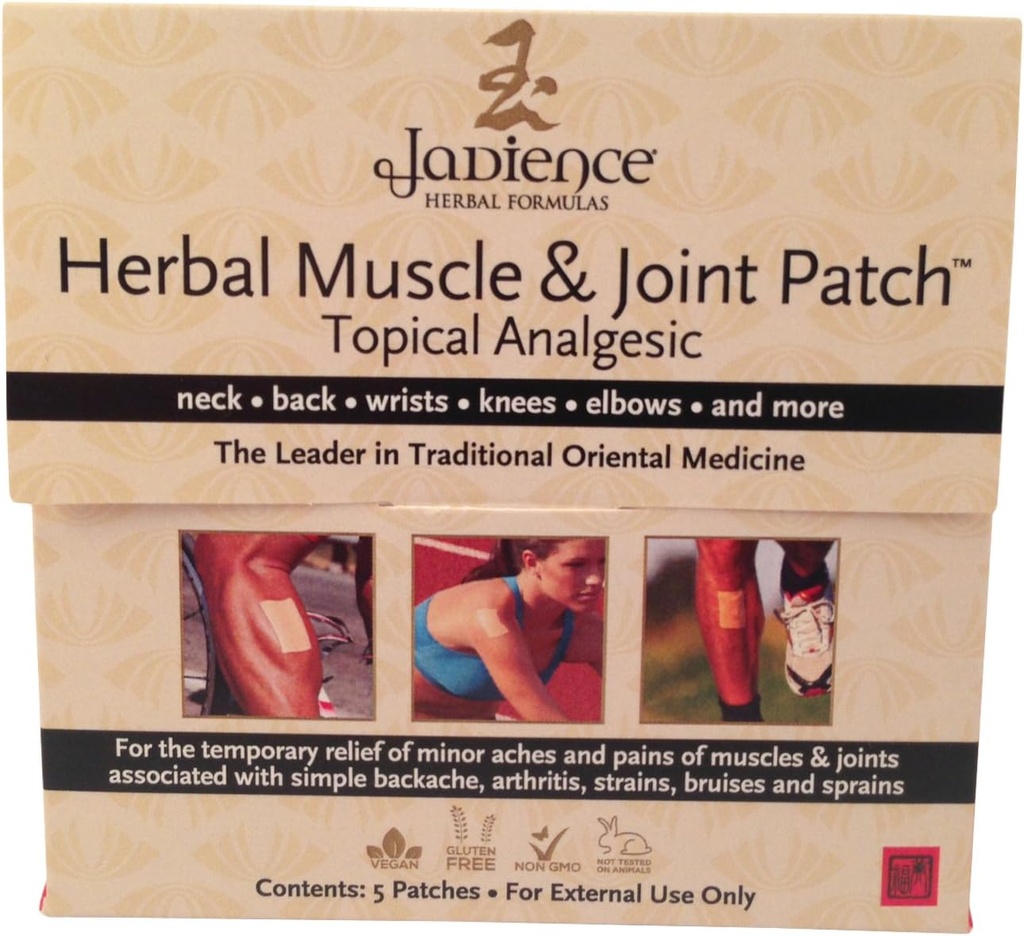 Jadience Patch for Muscle & Joint Pain Relief: 5/Box 