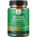 Herbal Laxative Capsules with Probiotics – Natural Laxatives for Constipation with Senna Leaf, Psyllium, Aloe Vera – Colon Cleanse for Women & Men - Detox for Gut Health & Weight Management – 60 Count