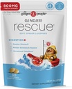 The Ginger People Ginger Rescue Digestive Wellness Lozenges (Soft) | Extra Strength - 800mg | Nausea, Upset Stomach, Motion Sickness, Mild Heartburn, Indigestion, 30 Count (Pack of 1)