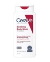CeraVe Soothing Body Wash for Dry Skin, Shower Oil for Sensitive, Dry, Itchy, and Eczema-Prone Skin, Fragrance Free & Paraben Free & Sulfate Free, 10 oz