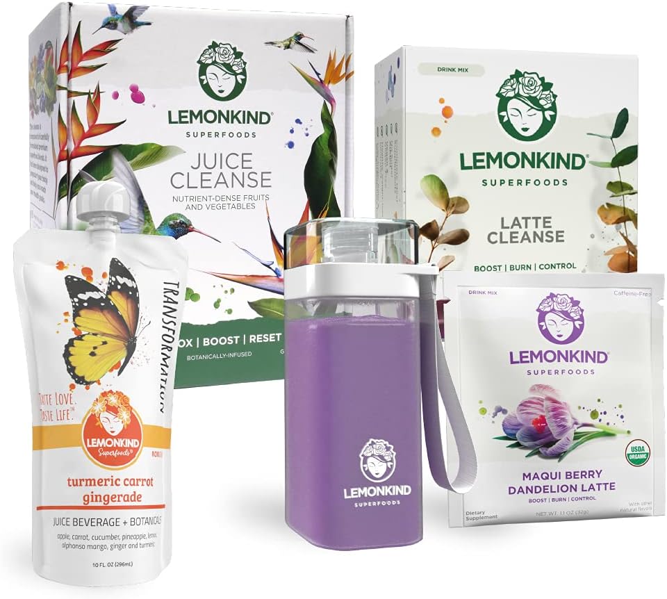 LEMONKIND 4 Ημέρα DeBLOAT & Επανεκκίνηση - Αποτοξίνωση Adaptogenic Stress Relief Bundle - 23 Υπηρεσίες