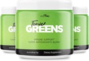 Tonic Greens Powder Vitamin Boost Supplement Επίσημη Φόρμουλα - Natural Green Blend Energy Supplement Extra Strength - BCAA L-Glutamine Vitamin B6, Revolution Revolution Fix Revolution Revolution Revolution Revolution (3 Pack)