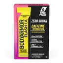 BODYARMOR Caffeinated Flash I.V. Electrolyte Packets - Dragonfruit Berry - Zero Sugar Energy Drink Mix, Single Serv Packs, Hydration for Pre Education, Travel Essentials, Active Lifestyle (6 Count)