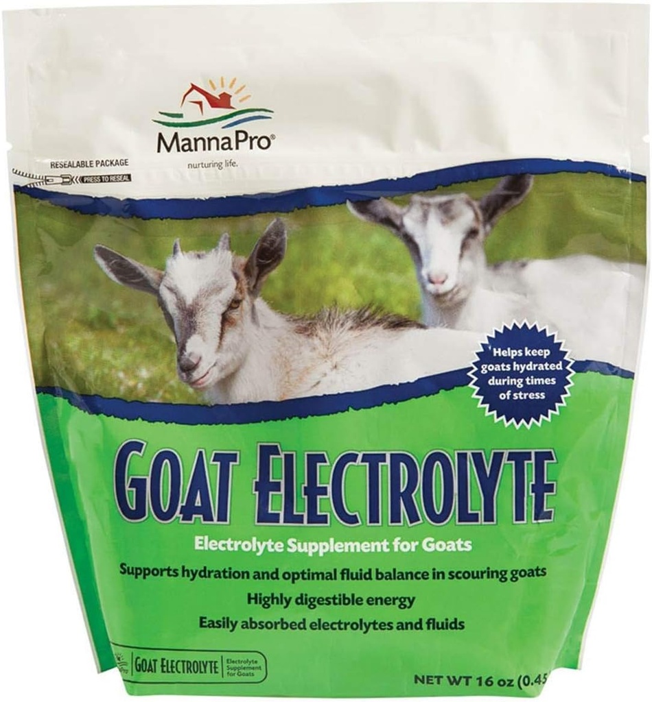 Manna Pro Goat Electrolyte, 1 λίρα, συμπλήρωμα για κατάλληλη ενυδάτωση