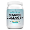 AMANDEAN Marine Collagen Peptides Powder. Double Hydrolyzed for Increased Absorption. Wild-Caught Fish Collagen Supplement. Type 1 & 3 Collagen Protein. 18 Amino Acids for Skin, Hair, Nails.