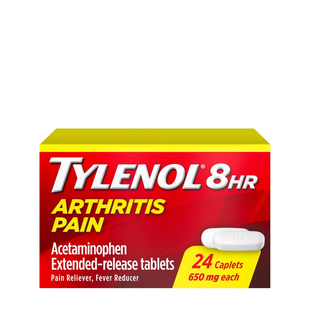 TYLENOL Αρθρίτιδα Πόνος Αιχμές Push & Turn Cap 24 ea ( Συσκευασία των 3)