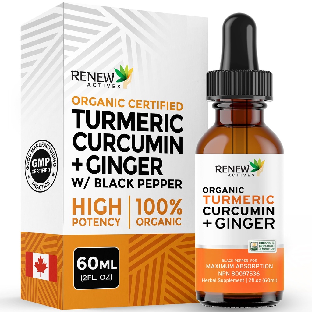 Ανανέωσε το υγρό εκχύλισμα Turmeric Actives με τζίντζερ & λεμονέλαιο