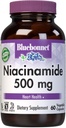 Διατροφή Bluebonnet Niacinamide 500mg, Υποστηρίζει καρδιοαγγειακή υγεία*, χωρίς σόγια, χωρίς γλουτένη, μη ΓΤΟ, Kosher Certified, Γαλακτοκομικά-Free, Vegan, 60 κάψουλες λαχανικών, 60 εξυπηρετούν