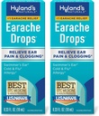 Hyland's Earache Drops, Natural Relief of Swimmer's Ear, Ψυχρό και Γρίπη, Αλλεργία Συμπτώματα, Ηλικίες 4 και πάνω: (2 Pack)