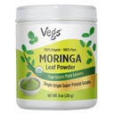 Moringa Powder, The Real Green Freeze Αποξηραμένα φύλλα Moringa Βιολογικά, πλούσια αντιοξειδωτικά, Αμινοξέα & Θρεπτικά συστατικά Πόνος - Native Single Origin, Premium Harvest Moringa Oleifera Leaf Powder, 8 oz