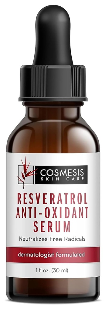 Resveratrol Anti-Oxidant Serum - Καταπολέμηση της γήρανσης με αντιοξειδωτικά από πολυφαινόλες τσάι & ρεσβερατρόλη - 1 fl oz - Cosmesis