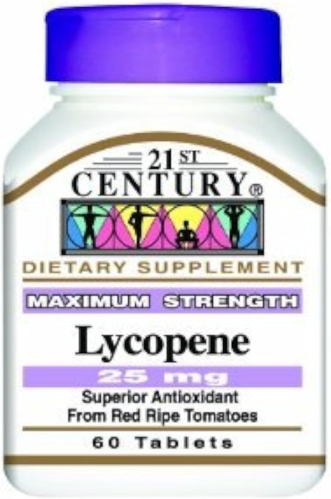 LYCOPENE , Μέγιστη Δύναμη, 25 mg, TRIPLE ΑΞΙΑ PACK (3X 60 ΔΙΣΚΙΑ) από 21st Century Health Care