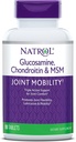 Natrol Glucosamine, Chondroitin και MSM, Κοινή Κινητικότητα, Δισκία, 90 Count (Pack of 12)