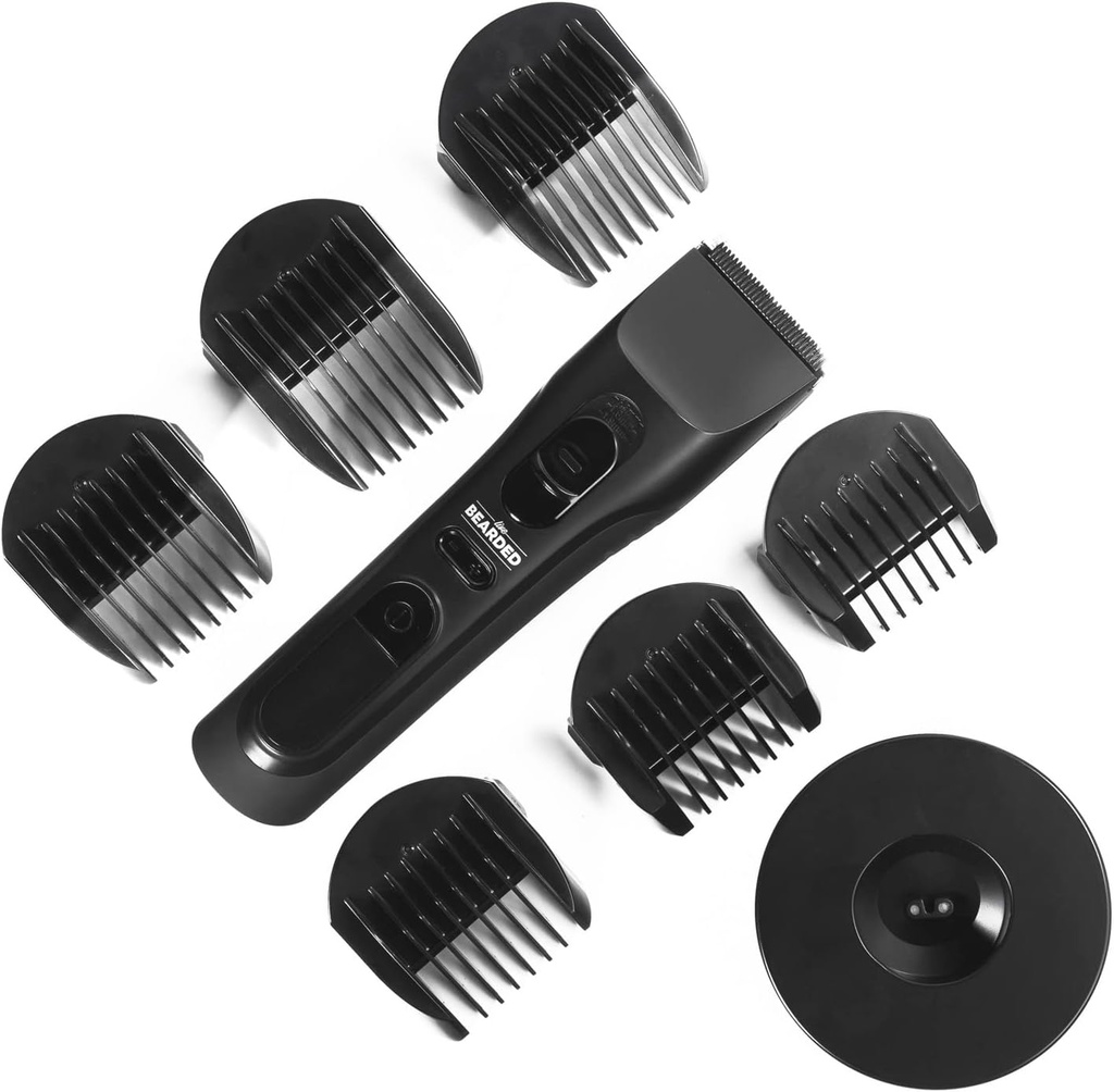 Live Bearded MT-1 Beard Trimmer - Επαναφορτιζόμενο με 240 λεπτά Run-Time, Κεραμική λεπίδα, Ψίθυρος Ήσυχο και 28 συνδυαστικά Μήκος κοπής για άνδρες