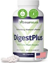 DigestPlus Digestive Enzymes - Plant-Based Enzymes for Digestion Support, Helps Reduce Bloating & Gas - Pure Enzyme Formula for Nutrient Absorption - Digestion Supplement, 180 Capsules
