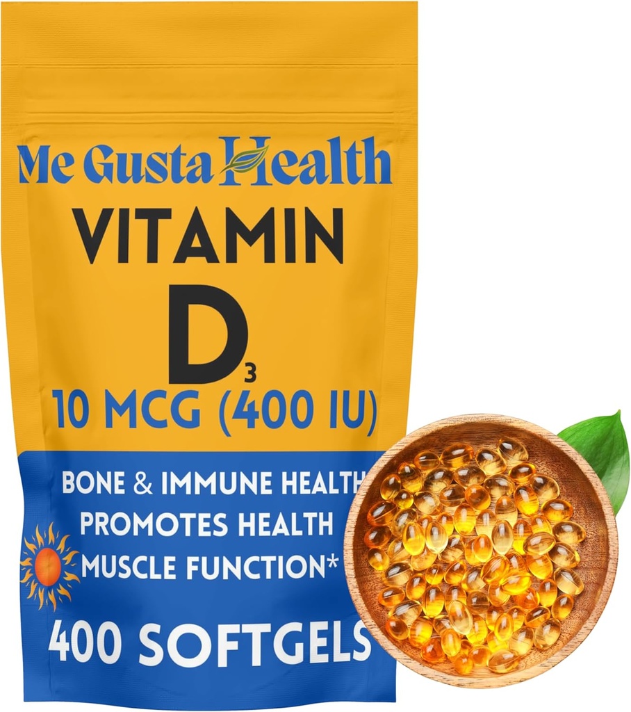 D3 10 mcg (400 IU) 400 Softgels 