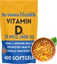 D3 10 mcg (400 IU) 400 Softgels 
