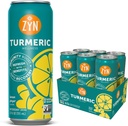 ZYN Turmeric Wellness Drink (6 Pack), Lemon Ginger Γευστικό Turmeric Curcumin Drink with Black Pepper, No Added Sugar, Low Carb & Low Calorie Drink, Καθαρή Εναλλακτική