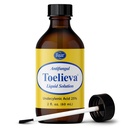 Baar Products - Toelieva Antifungal Liquid Solution - 25% Undecylenic Acid, Organic Olive Oil, Grapefruit Seed Extract - Maximum Strength - Fights Fungus Under & Around Toenails - 2 oz