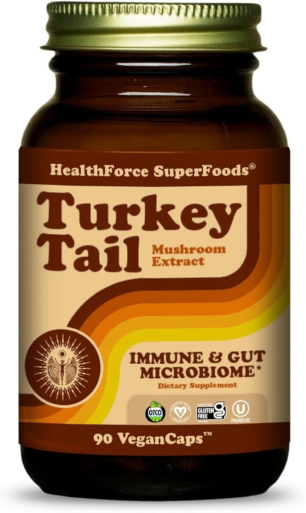 Healthforce SUPERFOODS Turkey Tail - Κάψουλες - 90 Κάψουλες Vegan