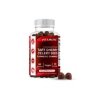 Vitamatic Tart Cherry with Celery Seed Gummies - 4000mg Ισοδύναμο ανά υπηρεσία (από 10:1 Extract 400 mg)