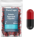 PureCaps USA - Empty Gelatin Κάψουλες Μέγεθος 0