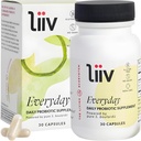 LiiV Premium Everyday Probiotic for Digestive & Immune Support, Pure S. boulardii for Women & Men, 5 δισεκατομμύρια CFUs, Healthy MicroBiome Balance – 30 κάψουλες χορτοφάγων