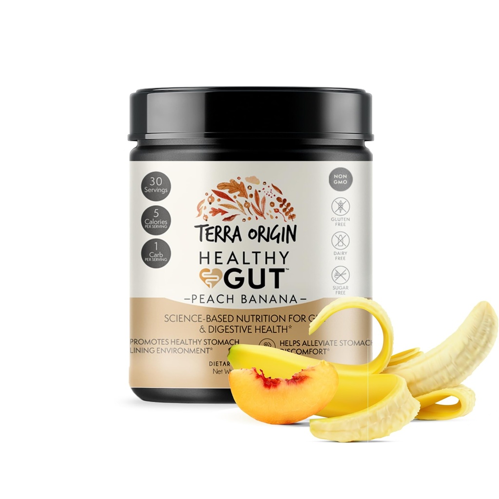 TERRA ORIGINT Υγιής Gut Ροδάκινη Μπανάνα 