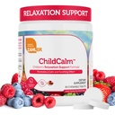 Zahler ChildCalm, Kosher Punch Φρούτων Μασώμενα Μαγνήσιο για τα παιδιά - Φυσική ηρεμία, υποστήριξη διάθεσης, και χαλάρωση - Παιδιατρικό συμπλήρωμα μαγνησίου, 60 δισκία