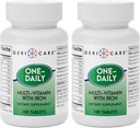 GeriCare One-Daily Multi-Vitamin with Iron, for Every Day Nutritional Supplement Support, 100 Count (Pack of 2)