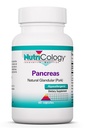 Nutricology Pancreas Pork 425mg συμπλήρωμα - Παγκρεατικό φυσικό γλοιώδες, παγκρεατικό ένζυμα, αμυλάση, πρωτεάση, λιπάση, Hypoallergenic - 60 Count