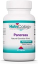 Nutricology Pancreas Pork 425mg συμπλήρωμα - Παγκρεατικό φυσικό γλοιώδες, παγκρεατικό ένζυμα, αμυλάση, πρωτεάση, λιπάση, Hypoallergenic - 60 Count