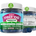 Φάιμπερ Gummies για ενήλικες, ζάχαρη δωρεάν 10g Prebiotic Fiber συμπλήρωμα με Digestive Ένζυμα, Προβιοτικά & 100mg Betaine για Digestive & Gut Health and Regulate Bowel Movement, Vegan, Gelatin Free,120ct