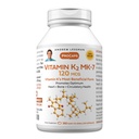 ANDREW LESSMAN Βιταμίνη K2 MK7 120 mcg 360 Softgels - Essential for Healthy Calcium Utilization, Promotes Optimum Skeletal, Heart and Arterial Health. Χωρίς Πρόσθετα. Μικρό εύκολο να καταπιείτε Softgels